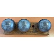 OBUT BOULE NOIRE CX Cou Lisse - 74mm - 650g - gravée VIVES.J