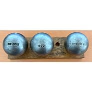 OBUT BOULE NOIRE CX Cou Lisse - 76mm - 690g - gravée ♥ TITOUNE ♥