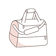 SIX WINGS Sports Bag with Bottom Compartment - curacao/black