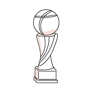 World Pétanque Ball Trophy 36cm