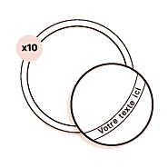 Gravure Cercle par 10