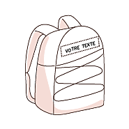 Personnalisation Sac à dos