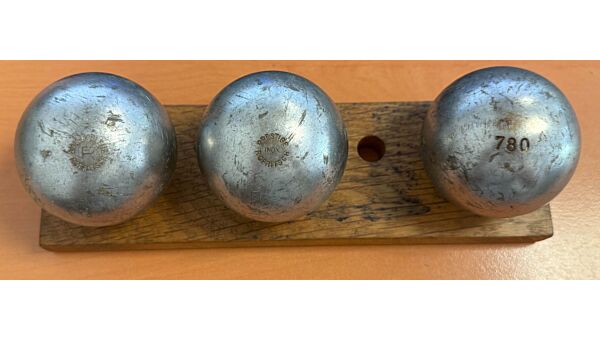 LA BOULE BLEUE &quot;Prestige Inox 110&quot; - 73mm - 780g
