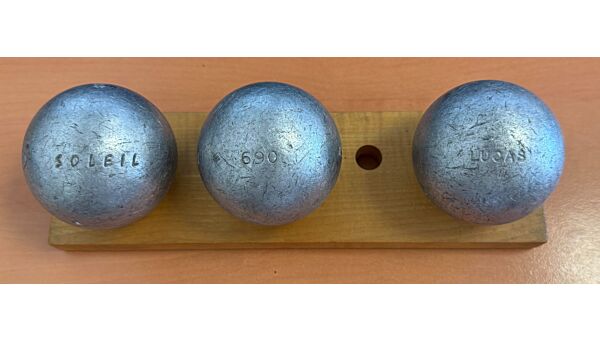 OBUT SOLEIL Lisse - 73mm - 690g - gravée LUCAS