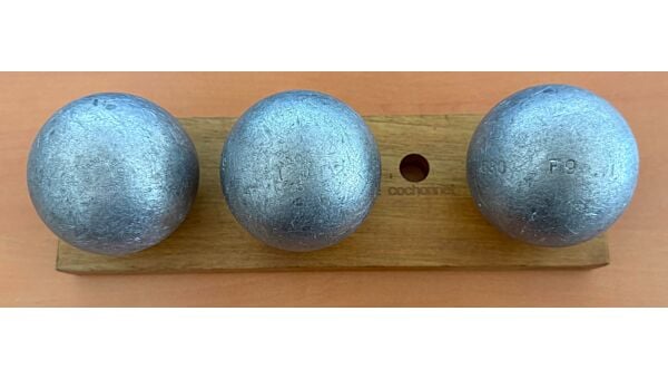 LA BOULE BLEUE &quot;Inox 115&quot; - 72mm - 680g