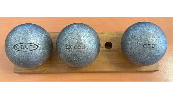 OBUT BOULE NOIRE CX Cou Lisse - 76mm - 670g