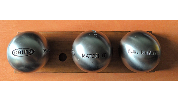 OBUT MATCH IT Lisse - 73mm - 670g - gravée C.S. RAFAEL