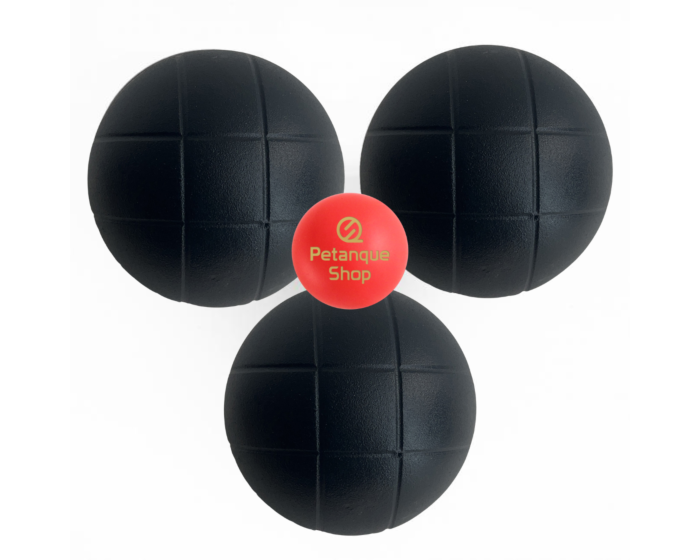 Set De 3 Buts De Pétanque Out2Play - Rouge, Jaune, Bois - Pour Jeux Familiaux Et Amicaux