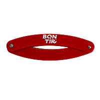 Folding pétanque circle printed Bon Tir - Red