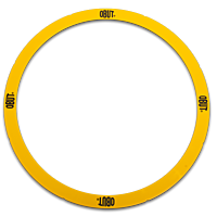 OBUT Yellow Rigid Petanque Circle