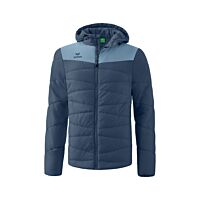 Quilted Jacket - Men - vintage indigo/faded denim