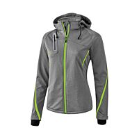 Softshell Jacket Function - Women - grey marl/green gecko