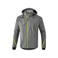 Softshell Jacket Function - Men - grey marl/green gecko