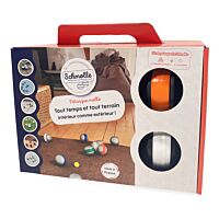La Schmolle - All Terrain Pétanque Balls - Orange/White
