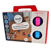 La Schmolle - All-terrain petanque balls - Blue/Pink