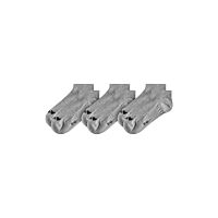 Sock Liners, 3 pairs - grey marl