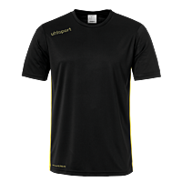 Shortsleeves Essential - Black/lime Yellow - Men - S