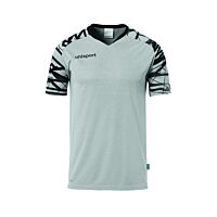 Shortsleeves Goal 25 - Dark Grey Mélange/black - Kids - 116