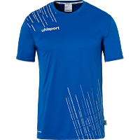 Maillot manches courtes Score 26 - Azur/blanc - Homme