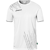 Maillot manches courtes Score 26 - Blanc/noir - Enfant