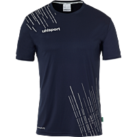 Maillot manches courtes Score 26 - Bleu Marine/blanc - Homme