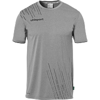 Maillot manches courtes Score 26 - Gris Foncé Chiné/noir - Homme
