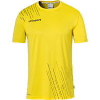 Maillot manches courtes Score 26 - Jaune Citron/noir - Homme