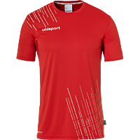 Maillot manches courtes Score 26 - Rouge/blanc - Enfant