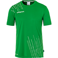 Maillot manches courtes Score 26 - Vert/blanc - Homme