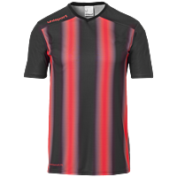 Shortsleeves Stripe 2.0 - Black/red - Kids - 116