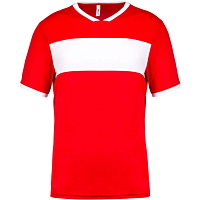 Short-sleeved jersey - kids - sporty red/white