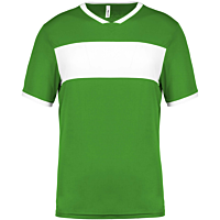 Short-sleeved jersey - kids - green/white