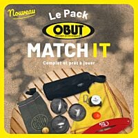 Starter Pack Obut Match IT Striée + Cercle Pliant + Mètre + Sacoche Obut + 1 But Obut