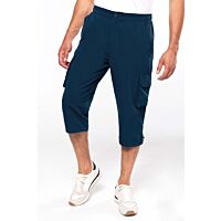 Cropped leisure pants - mixte - navy