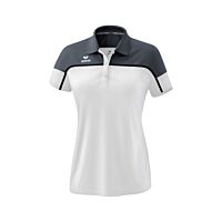 CHANGE by erima polo-shirt - Women - white/slate grey/black