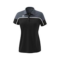 CHANGE by erima polo-shirt - Women - black grey/slate grey/white