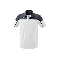 CHANGE by erima polo-shirt - Men - white/slate grey/black