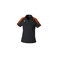 EVO STAR Polo-shirt - Women - black/orange