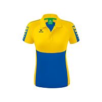 Six Wings Polo-shirt - Women - new royal/yellow