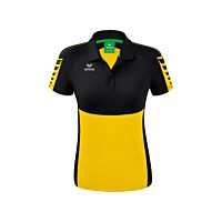 Six Wings Polo-shirt - Women - yellow/black