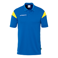 Polo manches courtes Squad 27 - Azur/jaune Citron - Enfant