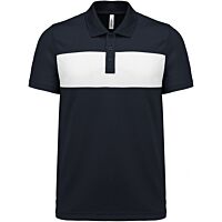 Polo manches courtes enfant bleu marine /blanc