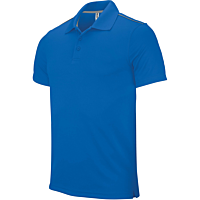 Short-sleeved polo shirt - kids - sporty royal blue