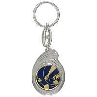 Silver key ring for 25 mm disc