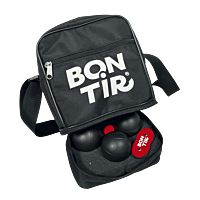 Bon Tir bag for 3 pétanque balls - Black