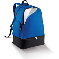 Back pack black with a bottom pouch