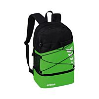 SIX WINGS Sports Bag with Bottom Compartment - green/black