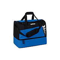 SIX WINGS Sports Bag with Bottom Compartment - new royal/black