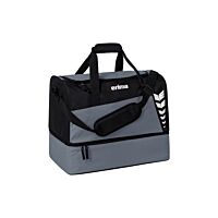 Sport bag with foam compartment to put up to 6 balls - Size S - Gray and black
