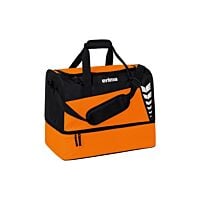 Sport bag with foam compartment to put up to 6 balls - Size S - Orange and black